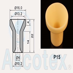 Sứ Ceramic dẫn hướng sợi P15 Closed Yarn Guide